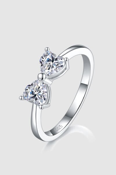 1 Carat Moissanite 925 Sterling Silver Bow Ring - CNCO