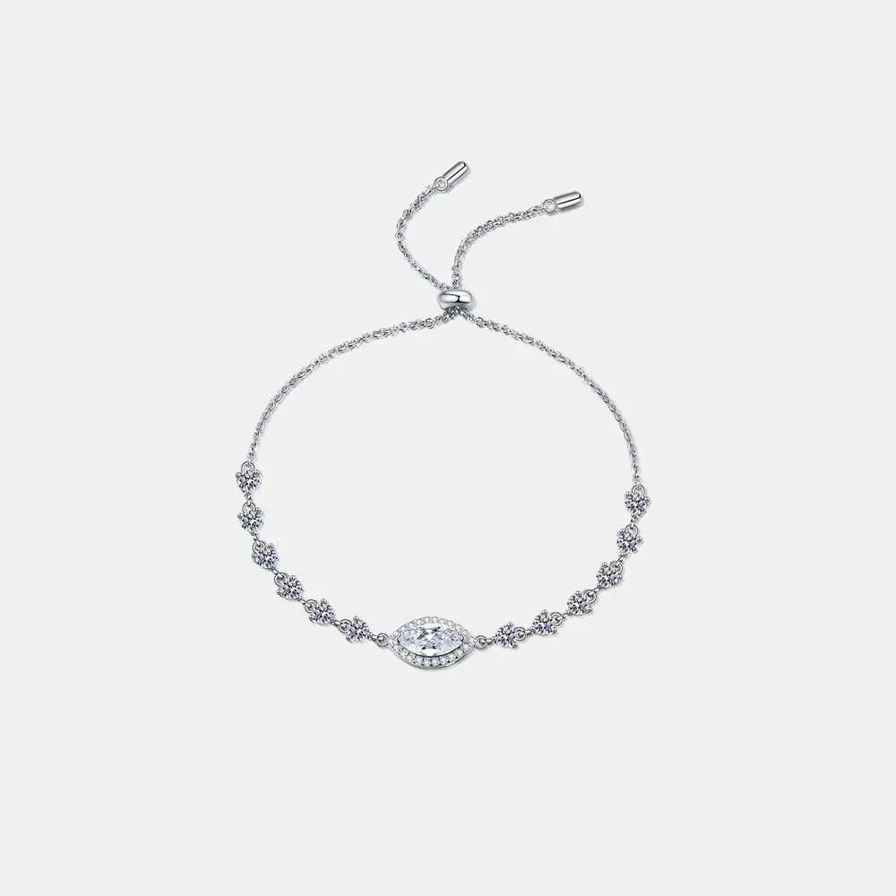 1 Carat Moissanite 925 Sterling Silver Bracelet - CNCO