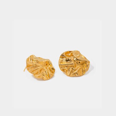 18K Gold - Plated Stud Earrings - CNCO