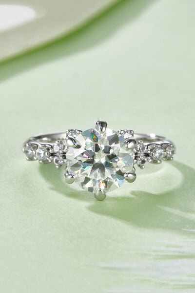 2 Carat Moissanite 925 Sterling Silver Ring - CNCO