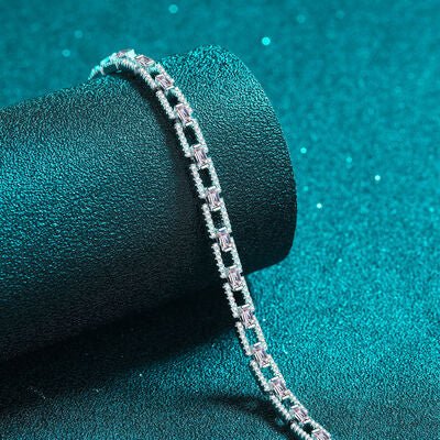 3.2 Carat Moissanite 925 Sterling Silver Bracelet - CNCO