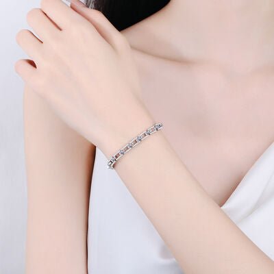 3.2 Carat Moissanite 925 Sterling Silver Bracelet - CNCO