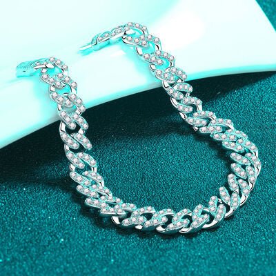 4.63 Carat Moissanite 925 Sterling Silver Bracelet - CNCO