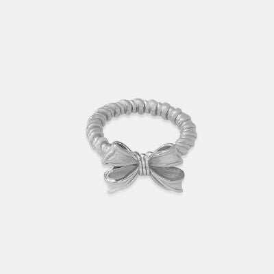 Twisted Titanium Steel Bow Ring - CNCO