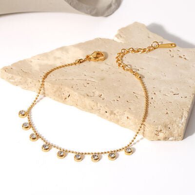 Zircon 18K Gold - Plated Necklace - CNCO