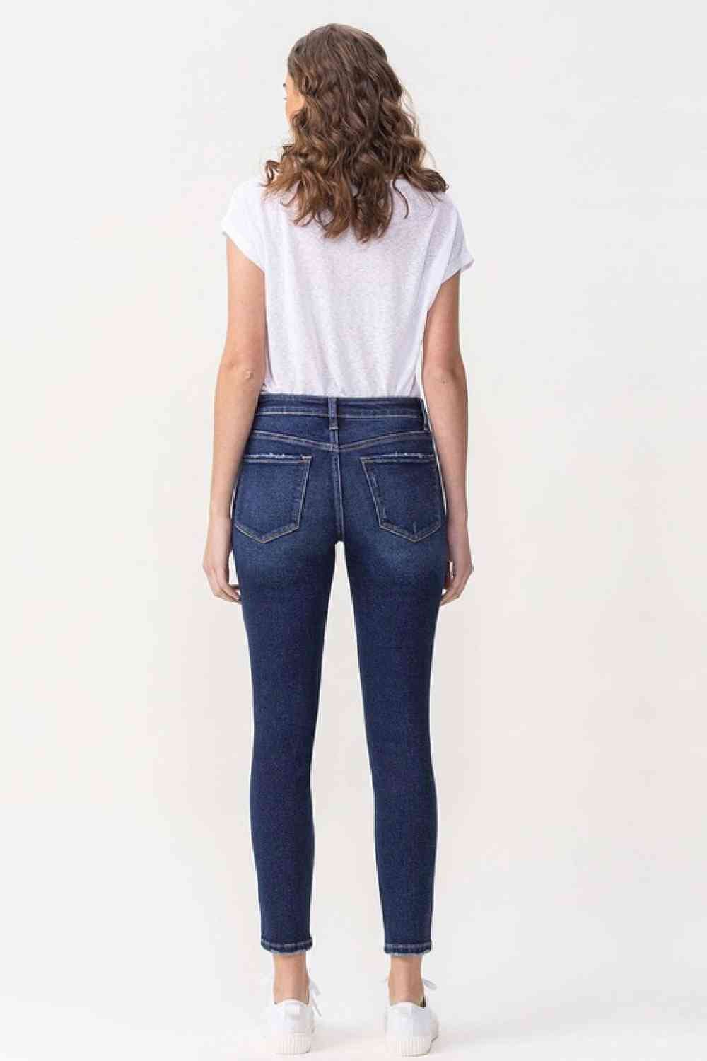 Full Size Chelsea Midrise Crop Skinny Jeans - KECHENFS